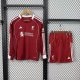 Liverpool Home Long  Kids  1:1 Quality Soccer Jersey   25-26