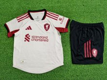 Liverpool Player Away Kids 1:1 Quality Soccer Jersey   25-26
