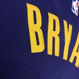 Los Angeles Lakers Kobe  #8 BRYANT Purple V-neck  1:1 Quality NBA Season Jerseys