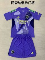 Arsenal goalkeeper Kids 1:1 Quality Soccer Jersey  24-25