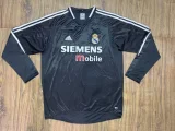 Retro Real Madrid  long Away 1:1 Quality Soccer Jersey  2004 2005