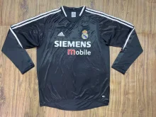 Retro Real Madrid  long Away 1:1 Quality Soccer Jersey  2004 2005