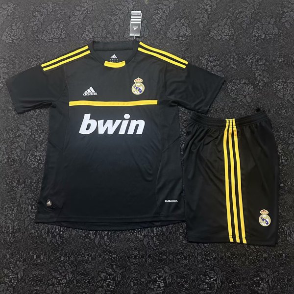 Retro Real Madrid Fans Goalkeeper  kits suit  1:1 Quality Soccer Jersey 2011-2012