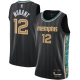 Memphis Grizzlies City Edition Black #12 MORANT 1:1 Quality NBA Jerseys 2021