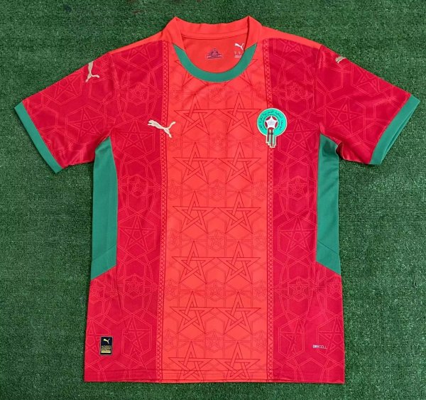Morocco  Home  Fans   1:1 Quality Soccer Jersey   25-26