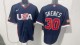 MLB USA Blue #30 SKENES  1:1 Quality Baseball  Jerseys  World Cup