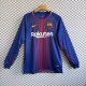 Retro Barcelona Home Long Sleeves 1:1 Quality Soccer Jersey  2017-2018