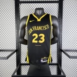 Golden State Warriors BLACK City Edition #23 GREEN 1:1 Quality NBA Season Jerseys 2024