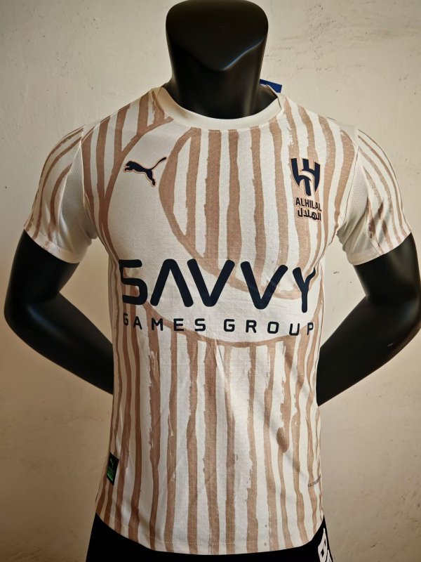 Al Hilal Saudi Away Player  1:1 Quality Soccer Jersey 25-26