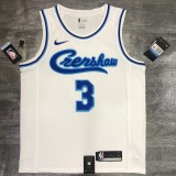 Los Angeles Lakers White Latin Night #3 DAVIS round neck  NBA Jerseys