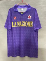 Retro Florence home 1:1 Quality Soccer Jersey    1989-1990