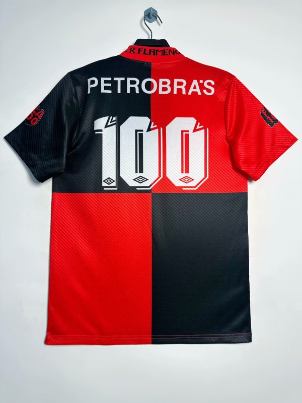 Retro Flamengo Home 100 Year 1:1 Quality Soccer Jersey 1994-1995