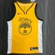 Golden State Warriors Yellow V-Neck Reward Edition #35 DURANT 1:1 Quality NBA Season Jerseys  2018