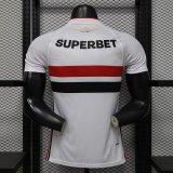 Sao Paulo Home Player 1:1 Quality Soccer Jersey  26-27