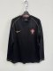 Retro Portugal away Long Sleeve Fans 1:1 Quality Soccer Jersey   2006