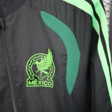 Mexico  Windbreaker  Black 1:1 Quality Soccer Jersey  25-26