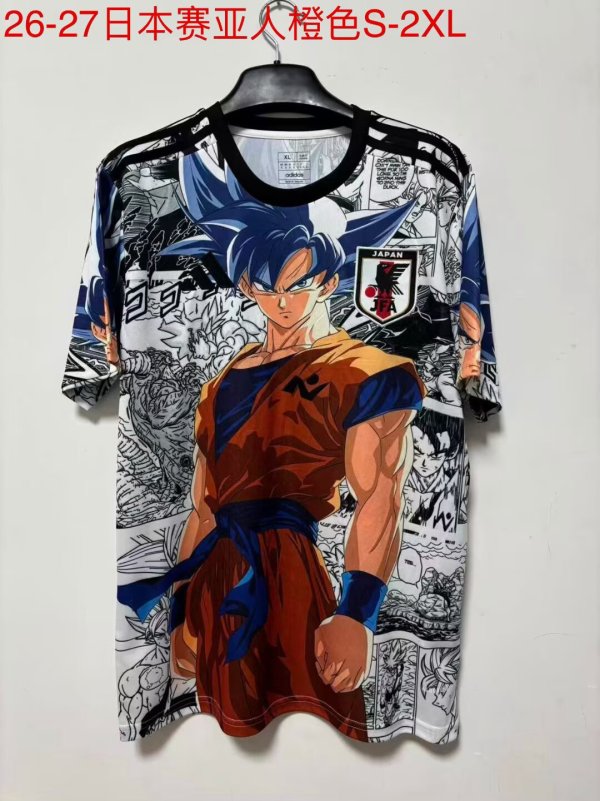 Japan Saiyan Special Edition Fans 1:1 Quality Soccer Jersey  26-27