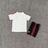 Manchester United  Special Edition White Rose Kids  1:1 Quality Soccer Jersey 25-26