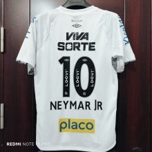 Santos #10 NEYMAR JR  Home fans 1:1 Quality Soccer Jersey    24-25