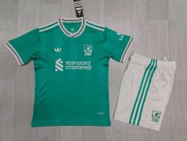 Liverpool Third Away Kids 1:1 Quality Soccer Jersey   25-26