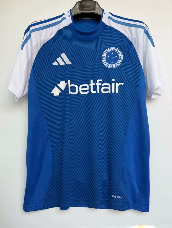Cruzeiro home  Fans 1:1 Quality Soccer Jersey   25-26