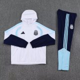 Argentina   Windbreaker Sets With pants  White 1:1 Quality Soccer Jersey  26-27 (2026)