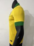 Retro Brazil  Yellow 1:1 Quality Soccer Jersey   2013