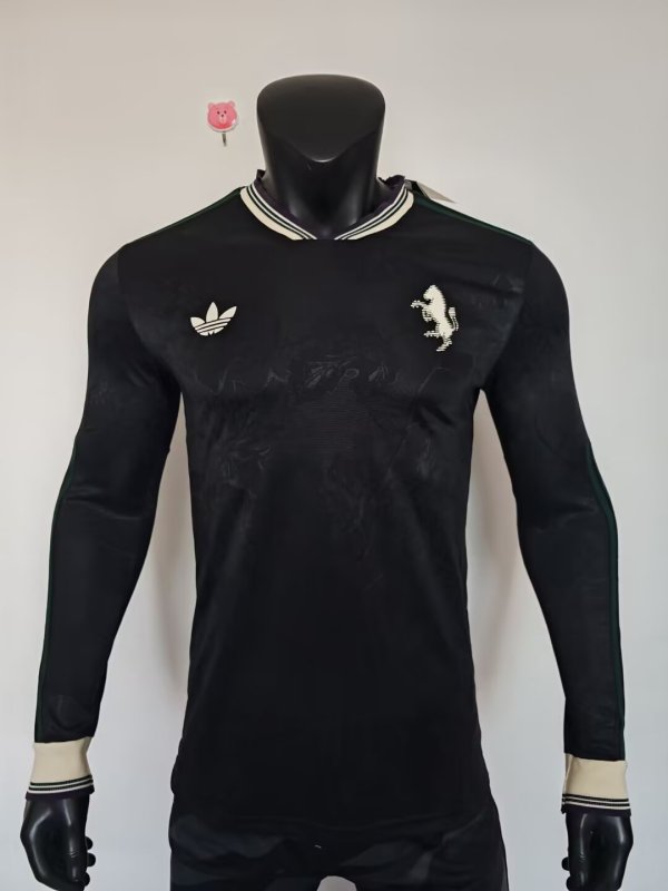 Juventus  Third Away Long Sleeves Player 1:1 Quality Soccer Jersey  25-26