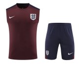 England Training clothing Vest set  1:1 Quality Soccer Jersey    24-25