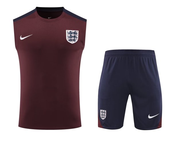 England Training clothing Vest set  1:1 Quality Soccer Jersey    24-25