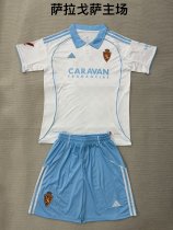 Real Zaragoza Home   (Kids and men ) 1:1 Quality Soccer Jersey  25-26