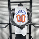 New York Knicks  #00  CLARKSON  NBA Jerseys  2023