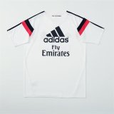 Retro Real Madrid Training  White 1:1 Quality Soccer Jersey   2014-2015