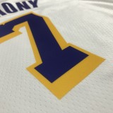 Los Angeles Lakers White #7 ANTHONY 1:1 Quality NBA Season Jerseys