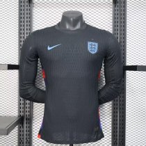 England  away  long Sleeve Fans 1:1 Quality Soccer Jersey 25-26