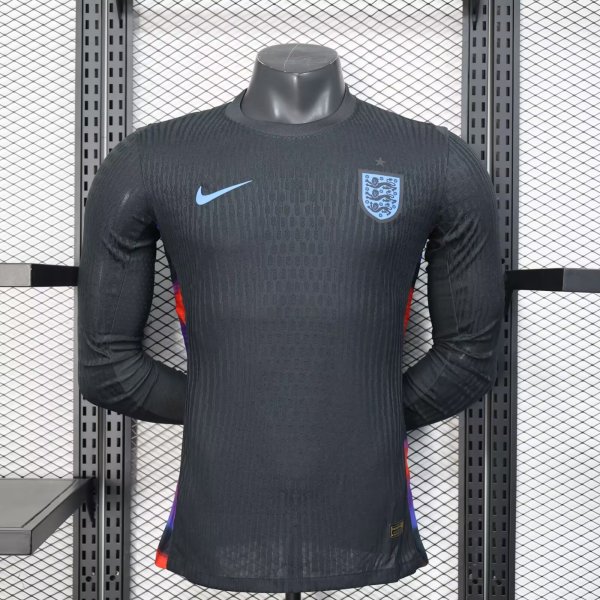 England  away  long Sleeve Fans 1:1 Quality Soccer Jersey 25-26