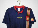 Retro Spain Away 1:1 Quality Soccer Jersey   1996