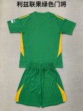 Leeds United goalkeeper kids 1:1 Quality Soccer Jersey  24-25