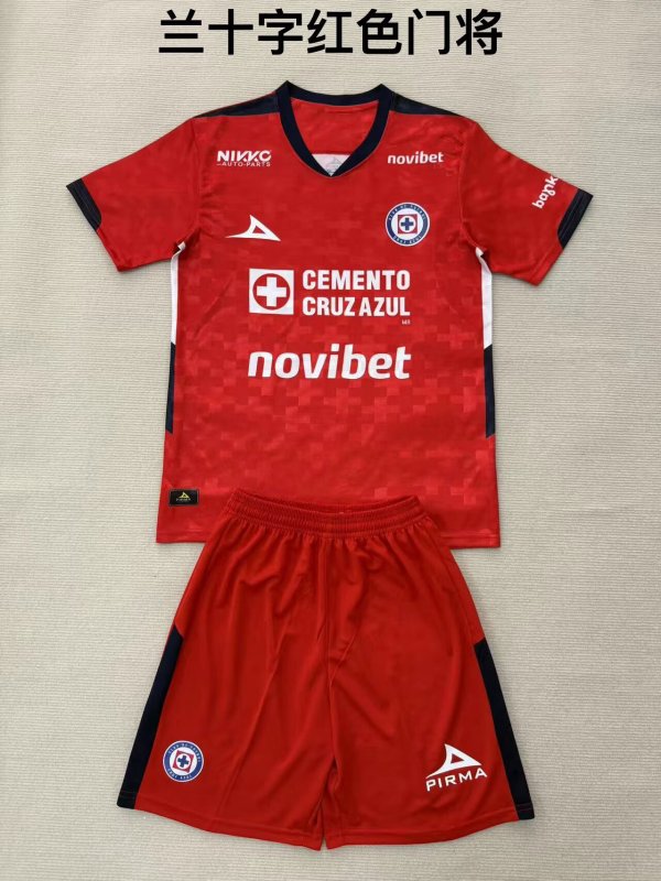 Cruz Azul  Goalkeeper  Fans 1:1 Quality Soccer Jersey   25-26 (kids and man )