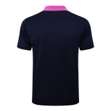 Barcelona Polo Retro Fans  cyan 1:1 Quality Soccer Jersey  25-26