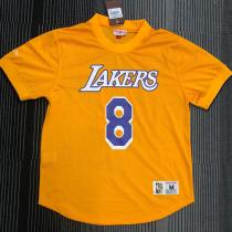 Los Angeles Lakers Retro Kobe #8 BRYANT  Yollow Short NBA Jersey