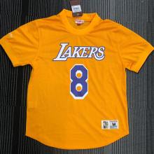 Los Angeles Lakers Retro Kobe #8 BRYANT  Yollow Short NBA Jersey