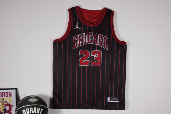 Chicago Bulls  Black #23 JORDAN NBA Jerseys  25-26