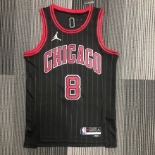 Chicago Bulls Black #8 LAVINE 1:1 Quality NBA  Season Jerseys  75 Year