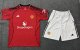 Manchester United  home Kids  1:1 Quality Soccer Jersey  25-26