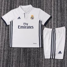 Retro Real Madrid home  kids  2016-2017