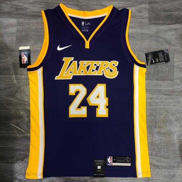 Los Angeles Lakers Kobe #24 BRYANT  Purple V-neck NBA Jerseys