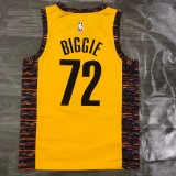 Brooklyn Nets Commemorate Edition Yellow #72 BIGGIE 1:1 Quality NBA  Season Jerseys 2020