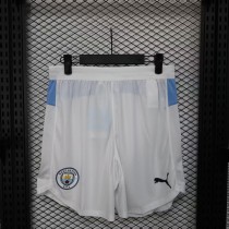 Manchester City  Home Pants  Player  Shorts  1:1 Quality Soccer Jersey   25-26