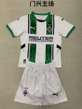 Monchengladbach  Home  kids 1:1 Quality Soccer Jersey   24-25